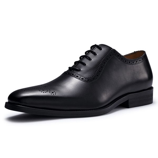 

maloneda italy handmade craft brogue style evening party men formal shoes leather size 37-47, Black