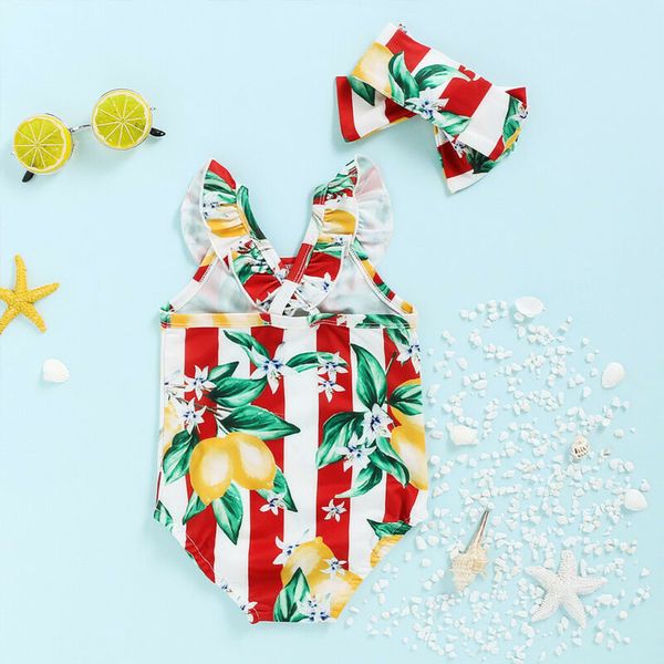 2020 2pcs summer toddler infant baby girl swimwear bikini set swimsuit striped ruffle lemon bathing suit beachwear clothing, Blue
2020 2pcs summer toddler infant baby girl swimwear bikini set swimsuit striped ruffle lemon bathing suit beachwear clothing, Blue