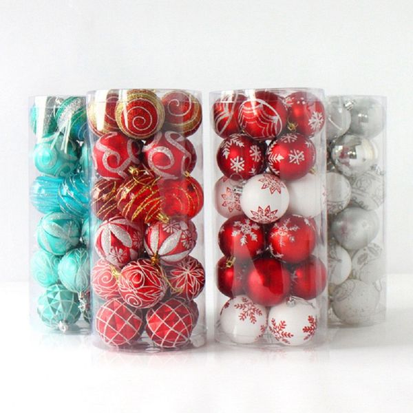 24pcs/pack painted colorful christmas ball, xmas tree ball ornaments for xmas trees wedding party decoration (2.36 inch/ 60mm
24pcs/pack painted colorful christmas ball, xmas tree ball ornaments for xmas trees wedding party decoration (2.36 inch/ 60mm