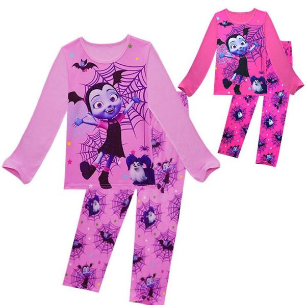 girls pajamas set new vampirina girl character print t-shirt + pants 2pcs set clothes kids sleepwear girl clothing, White
girls pajamas set new vampirina girl character print t-shirt + pants 2pcs set clothes kids sleepwear girl clothing, White