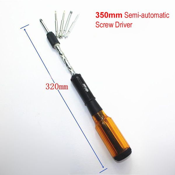 260mm 350mm semi-automatic screw driver spiral hand pressure type ratchet screwdriver with slotted ph screwdriver bits tools
260mm 350mm semi-automatic screw driver spiral hand pressure type ratchet screwdriver with slotted ph screwdriver bits tools