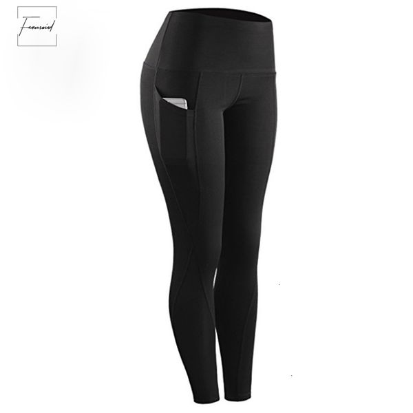 2019 high waist sports legging with new pocket women fashion female workout solid stretch pants plus size elastic fitness leggings, Black
2019 high waist sports legging with new pocket women fashion female workout solid stretch pants plus size elastic fitness leggings, Black