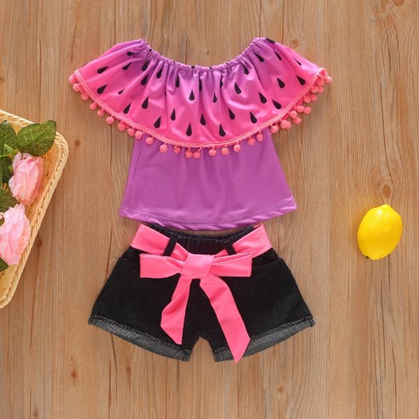 baby girl outfits watermelon balls denim shorts 2pcs sets cartoon girls clothes set summer kids clothing dhw3257, White
baby girl outfits watermelon balls denim shorts 2pcs sets cartoon girls clothes set summer kids clothing dhw3257, White
