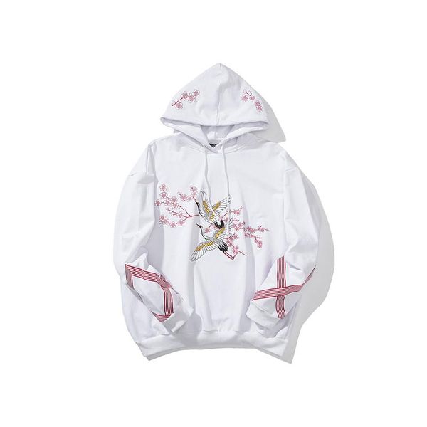 cranesembroidered flowers add hair thickening hooded fleece single men and women lovers loose bf hip -hop cap unlined upper garm casual, Black
cranesembroidered flowers add hair thickening hooded fleece single men and women lovers loose bf hip -hop cap unlined upper garm casual, Black