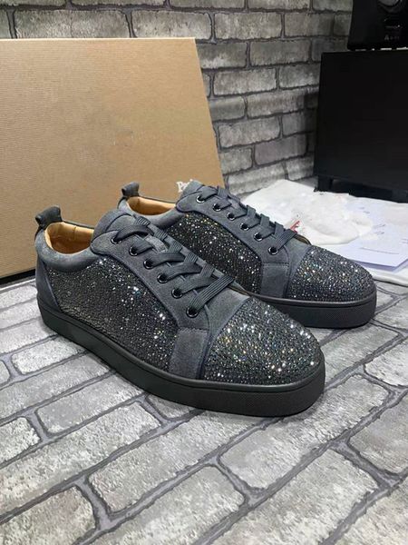 low shiny rhinestone & strass flat casual red bottom mens luxury designer sneakers shoes new for women party wedding ing, Black
low shiny rhinestone & strass flat casual red bottom mens luxury designer sneakers shoes new for women party wedding ing, Black