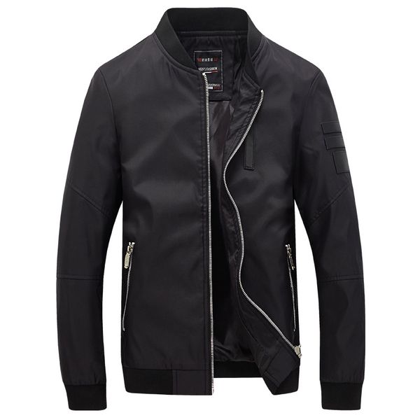 new trend black windproof bomber jacket men veste homme spring mens fashion pu leather splice zipper varsity baseball jacket 5xl, Black;brown
new trend black windproof bomber jacket men veste homme spring mens fashion pu leather splice zipper varsity baseball jacket 5xl, Black;brown
