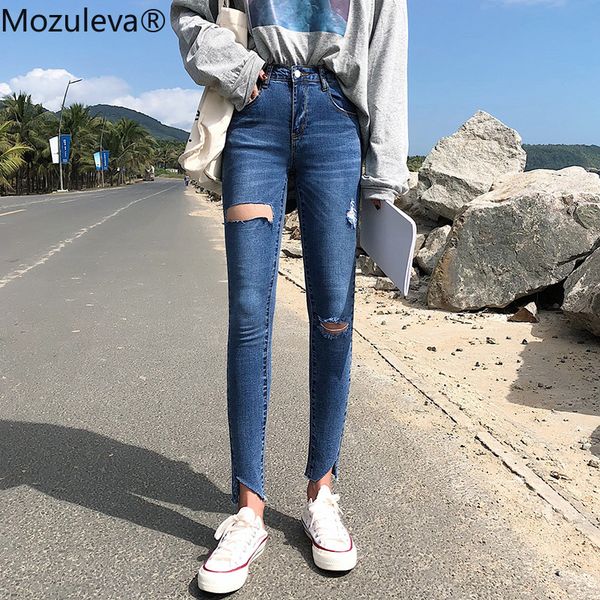 mozuleva high waist tassel ripped holes denim pants female trousers pencil jeans women skinny pants black jeans 2020 spring, Blue
mozuleva high waist tassel ripped holes denim pants female trousers pencil jeans women skinny pants black jeans 2020 spring, Blue