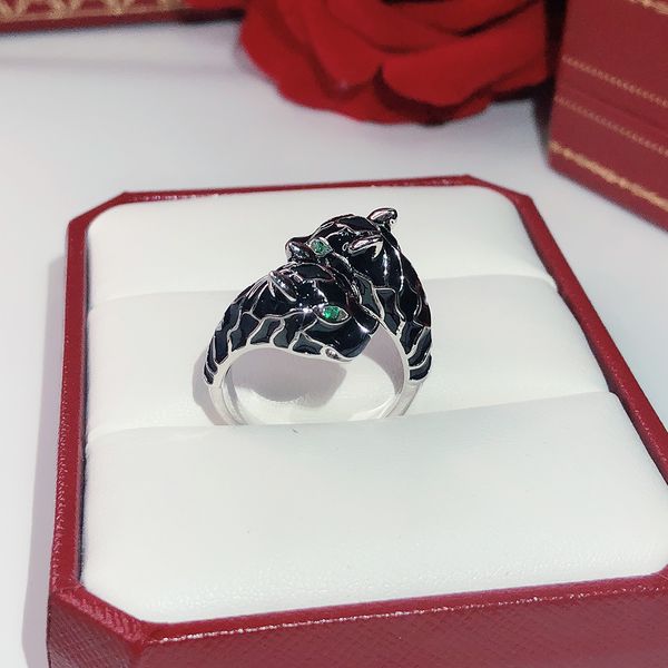 punk personality dominee double zircon black leopard head ring women's ring luxurious dance giving gifts rings hip hop, Silver
punk personality dominee double zircon black leopard head ring women's ring luxurious dance giving gifts rings hip hop, Silver