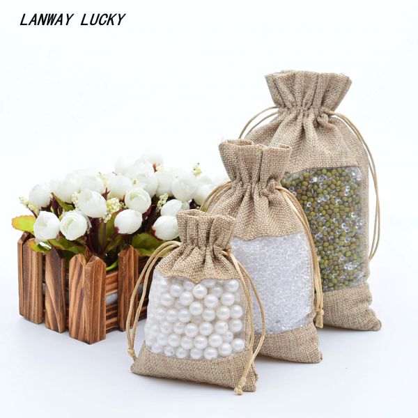 organza jute bags burlap drawstring bag wedding party favors gift bags for coffee essential oil makeup jewelry packaging 50pcs, Pink;blue
organza jute bags burlap drawstring bag wedding party favors gift bags for coffee essential oil makeup jewelry packaging 50pcs, Pink;blue