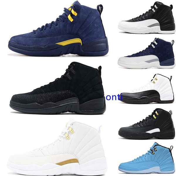 12 12s top basketball shoes mens университет голубой шерсть мичиган нейлон такси гамма синего nyc xii мужчина дизайнерская обувь спорт кросс, Black
12 12s top basketball shoes mens университет голубой шерсть мичиган нейлон такси гамма синего nyc xii мужчина дизайнерская обувь спорт кросс, Black