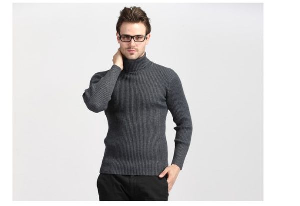 men's sweaters winter pullover korean version of solid color slim high collar wool yarn sweater, White;black
men's sweaters winter pullover korean version of solid color slim high collar wool yarn sweater, White;black
