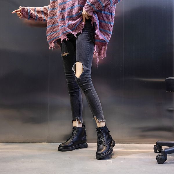women split leather ankle boots female cow leather black boots spring/autumn/winter casual lady shoes woman footwear
women split leather ankle boots female cow leather black boots spring/autumn/winter casual lady shoes woman footwear
