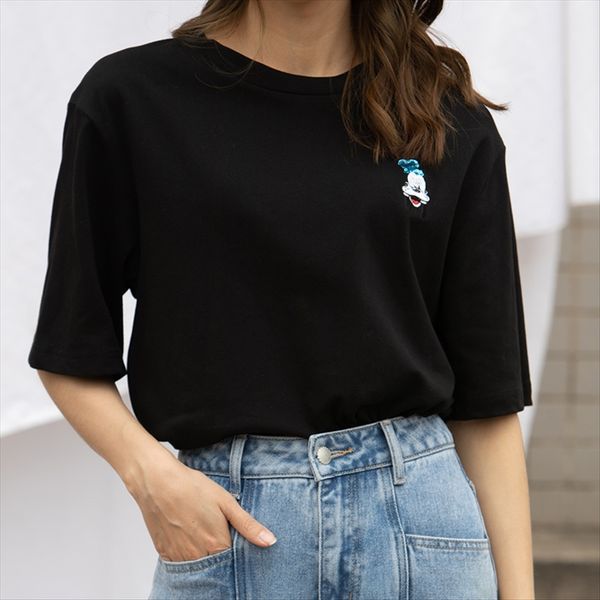 2020 short-sleeved women's loose versatile cartoon embroidered 2020 short-sleeved women's loose cotton t-shirt versatile cartoon e, White
2020 short-sleeved women's loose versatile cartoon embroidered 2020 short-sleeved women's loose cotton t-shirt versatile cartoon e, White