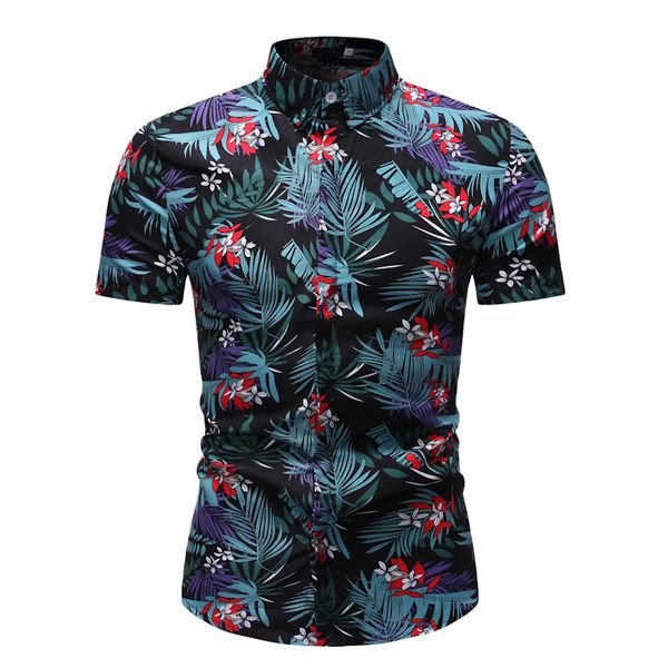 mens hawaiian shirt men casual camisa masculina printed beach floral shirt men slim fit short sleeve hawaii brand clothing, White;black
mens hawaiian shirt men casual camisa masculina printed beach floral shirt men slim fit short sleeve hawaii brand clothing, White;black