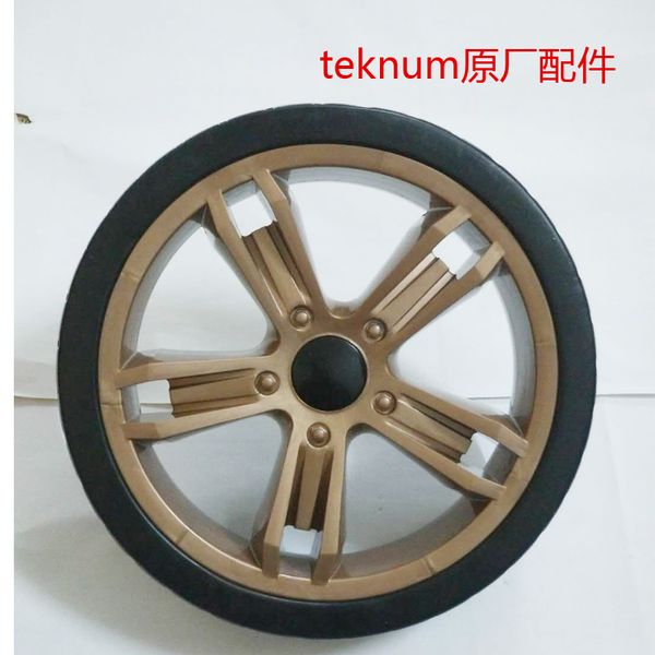 teknum l-sun front wheel rear wheel accessories baby armrest solid pneumatic wheels