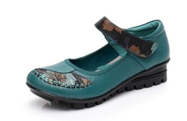2019 women's shoes in spring and autumn with new style slope heel round head mother shoes @285, Black
2019 women's shoes in spring and autumn with new style slope heel round head mother shoes @285, Black