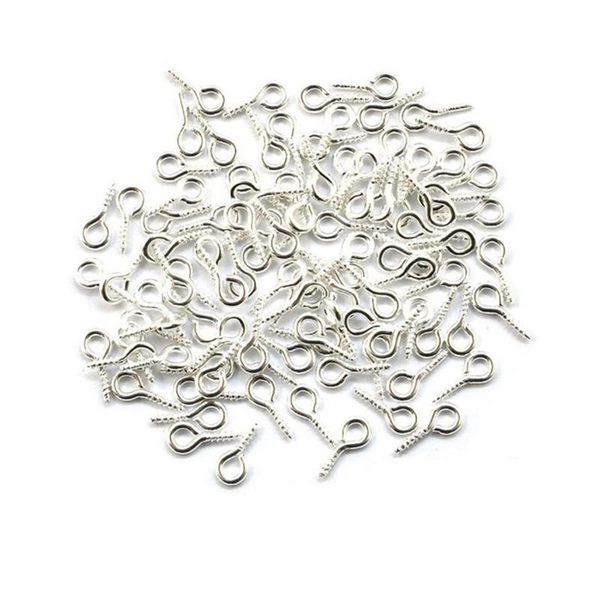 200pcs jewelry accessories drilled beads hooks bail findings threaded diy making handmade eye pins eyelets screw pendant claps, Blue;slivery
200pcs jewelry accessories drilled beads hooks bail findings threaded diy making handmade eye pins eyelets screw pendant claps, Blue;slivery