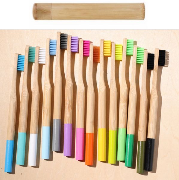 16 color bamboo toothbru h et with bamboo tube oft bri tle toothbru h travel toothbru he packaging oral hygiene whitening mma2094
16 color bamboo toothbru h et with bamboo tube oft bri tle toothbru h travel toothbru he packaging oral hygiene whitening mma2094