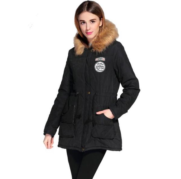 parka women winter coats long cotton casual fur hooded jackets women thick warm winter parkas female overcoat coat 2019, Black
parka women winter coats long cotton casual fur hooded jackets women thick warm winter parkas female overcoat coat 2019, Black