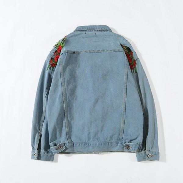 men's denim jacket fashion designer jacket autumn brand motorcycle causal men and women luxury denim jacket vintage style sky blue deni, Black;brown
men's denim jacket fashion designer jacket autumn brand motorcycle causal men and women luxury denim jacket vintage style sky blue deni, Black;brown