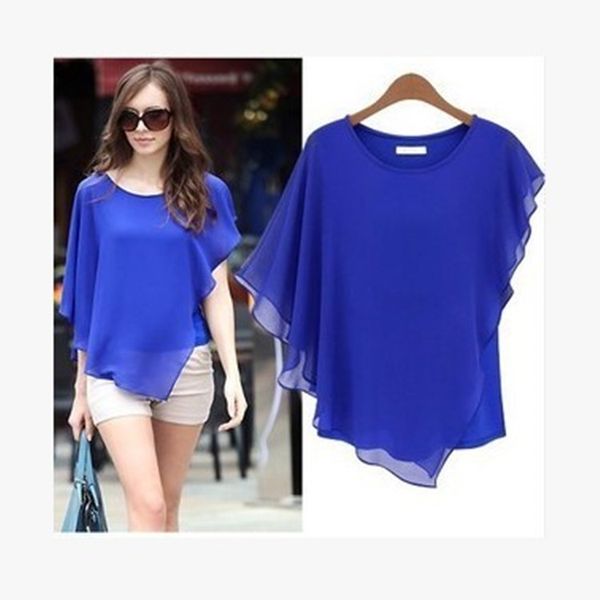 plus size 5x chiffon blouse women short sleeve oversize casual loose tees summer flouncing shirt, White
plus size 5x chiffon blouse women short sleeve oversize casual loose tees summer flouncing shirt, White