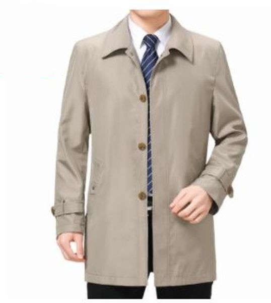 autumn mens business designer trench coats lapel neck long sleeve outerwear casual middleaged and elder coats, Tan;black
autumn mens business designer trench coats lapel neck long sleeve outerwear casual middleaged and elder coats, Tan;black