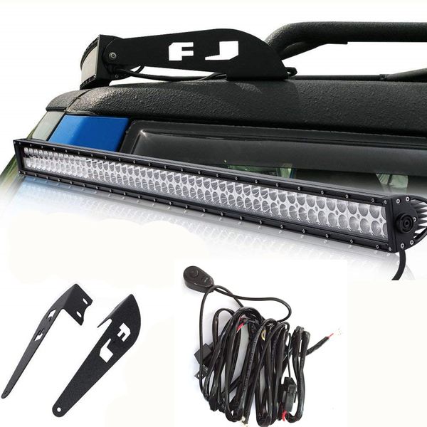 For 2007 2014 toyota fj crui er 52 quot 300w led work light bar with roof upper mount bracket wire harne kit
For 2007 2014 toyota fj crui er 52 quot 300w led work light bar with roof upper mount bracket wire harne kit