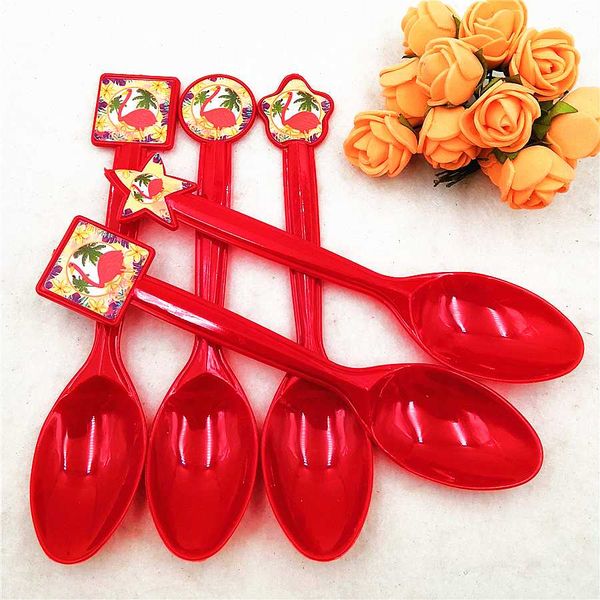 6pc/set flamingo plastics spoon party supplies cartoon birthday theme decoration baby shower festival for kids girls boys favors
6pc/set flamingo plastics spoon party supplies cartoon birthday theme decoration baby shower festival for kids girls boys favors