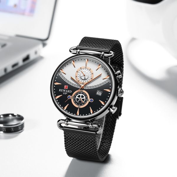 reward chronograph men's watch sport watches fashion stainless steel watch men clock relogio masculino, Slivery;brown
reward chronograph men's watch sport watches fashion stainless steel watch men clock relogio masculino, Slivery;brown