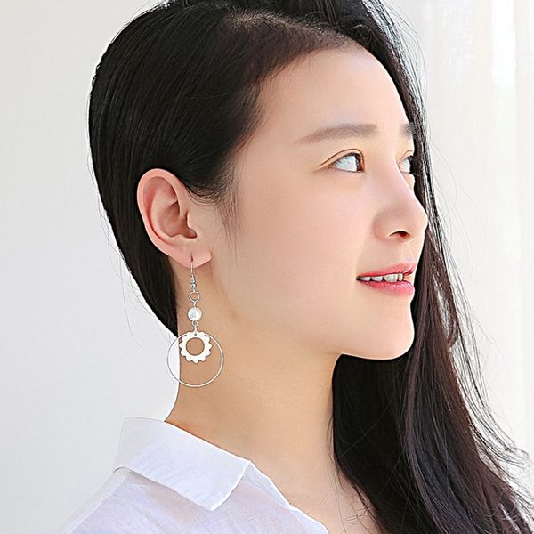 1 pair fashion classic ethnic multicolor earrings for women girls party vintage glamour bohemian drop earrings jewelry gift, Silver
1 pair fashion classic ethnic multicolor earrings for women girls party vintage glamour bohemian drop earrings jewelry gift, Silver