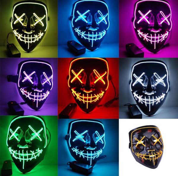 halloween led light up mask many options party cosplay masks the purge election year funny masks glow in dark or horror 10 colors
halloween led light up mask many options party cosplay masks the purge election year funny masks glow in dark or horror 10 colors