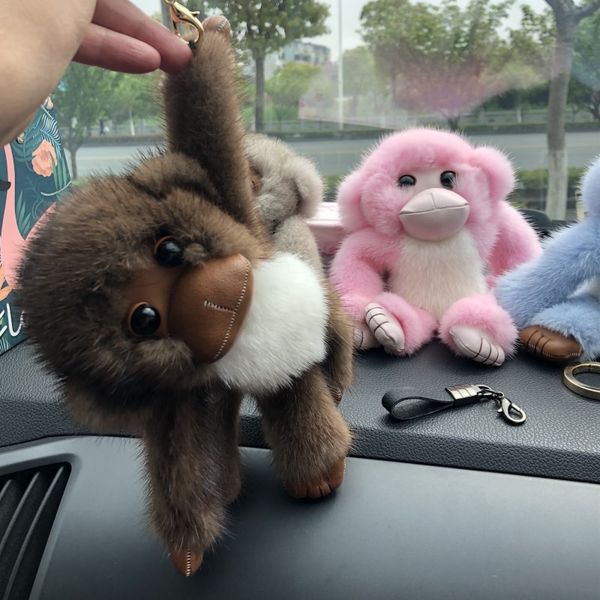 genuine real monkey fashion plush toy key chain key ring women bag charms keychain car keyring pendant gift accessories, Silver
genuine real monkey fashion plush toy key chain key ring women bag charms keychain car keyring pendant gift accessories, Silver