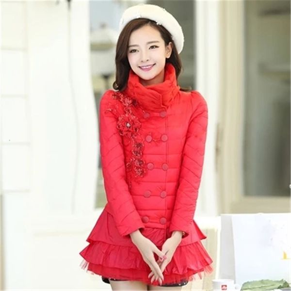 women coat winter women;'s cotton coat jackets stand collar lace woman pakas double breasted female cotton long coats n191, Black
women coat winter women;'s cotton coat jackets stand collar lace woman pakas double breasted female cotton long coats n191, Black