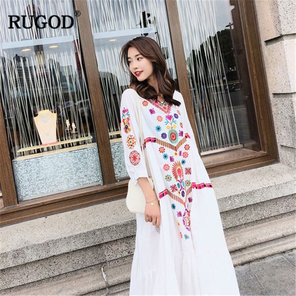 rugod повседневная цветочные этнические женщины dress вышивка чешский party beach платья летний пляж для женщин vestidos de festa, Black;gray
rugod повседневная цветочные этнические женщины dress вышивка чешский party beach платья летний пляж для женщин vestidos de festa, Black;gray
