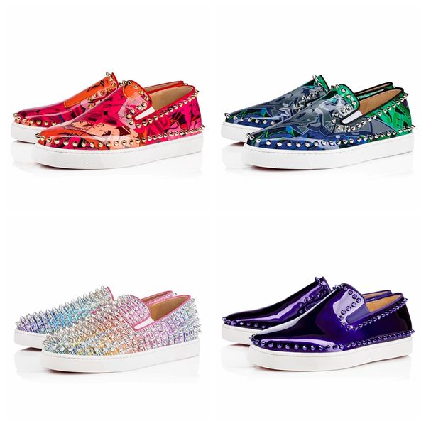 2019 дизайнеѬ red bottoms поведневна обђв slip-on roller boat мђжка женка зама spike Ѭђа, White;red
2019 дизайнеѬ red bottoms поведневна обђв slip-on roller boat мђжка женка зама spike Ѭђа, White;red
