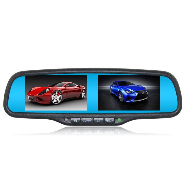 anshilong car interior replacement rear view mirror built in dual two 4.3 inch tft lcd monitors +special bracket 4ch video input
anshilong car interior replacement rear view mirror built in dual two 4.3 inch tft lcd monitors +special bracket 4ch video input
