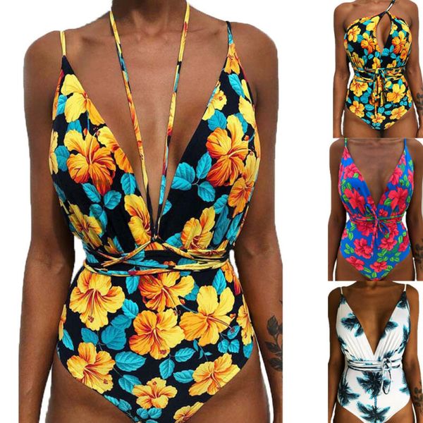 summer new women bandage one-piece suits flower swimming costume backless strap swimsuit v-neck swimwear bikini push up bra
summer new women bandage one-piece suits flower swimming costume backless strap swimsuit v-neck swimwear bikini push up bra