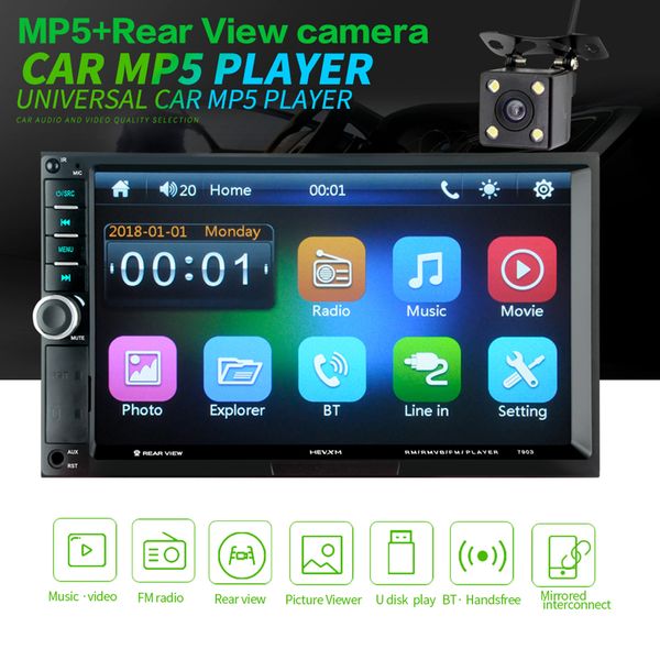 car radio 7" hd touch screen display vehicle in dash auto audio player mp5 player autoradio bluetooth rear view camera
car radio 7" hd touch screen display vehicle in dash auto audio player mp5 player autoradio bluetooth rear view camera