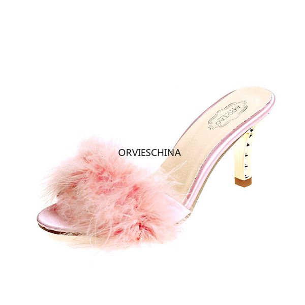 hairy shoes 2020 spring new foreign trade women's shoes korean version of the wholesale slippers casual fine heel heels one hair, Black
hairy shoes 2020 spring new foreign trade women's shoes korean version of the wholesale slippers casual fine heel heels one hair, Black