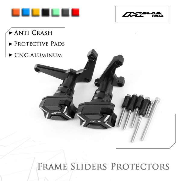 motorcycle cnc frame slider crash protector guards for mt15 mt-15 mt150 m-slaz 150 2016-2018
motorcycle cnc frame slider crash protector guards for mt15 mt-15 mt150 m-slaz 150 2016-2018