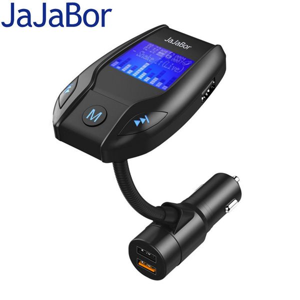 jajabor bluetooth hands car kit car mp3 player fm transmitter qc3.0 quick charge bluetooth / tf card / u disk aux play
jajabor bluetooth hands car kit car mp3 player fm transmitter qc3.0 quick charge bluetooth / tf card / u disk aux play