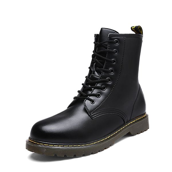 brand boots for men winter boots outdoor hiking shoes men ankle martins platform motorcycle leather shoes, Black
brand boots for men winter boots outdoor hiking shoes men ankle martins platform motorcycle leather shoes, Black