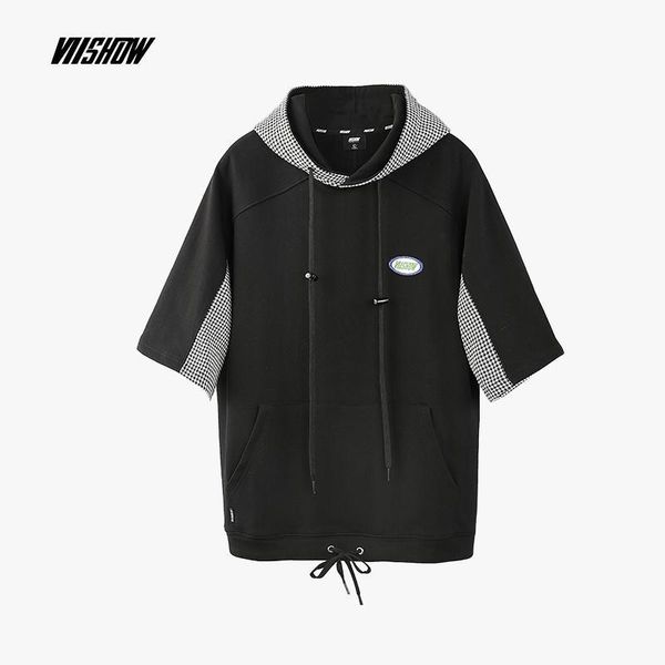 viishow streetwear men's t-shirts brand patchwork hooded t shirt men 2020 new cotton short sleeve tshirt men tee td1331191, White;black
viishow streetwear men's t-shirts brand patchwork hooded t shirt men 2020 new cotton short sleeve tshirt men tee td1331191, White;black