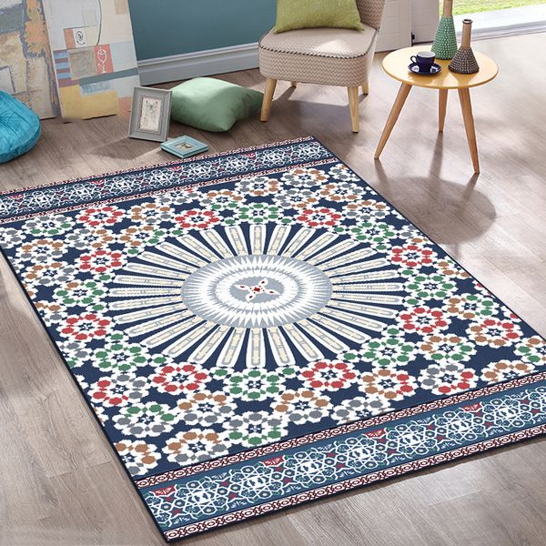 europe and america national style dark blue geometric circle flowers bedroom carpet living room crystal velvet mat non-slip rug
europe and america national style dark blue geometric circle flowers bedroom carpet living room crystal velvet mat non-slip rug