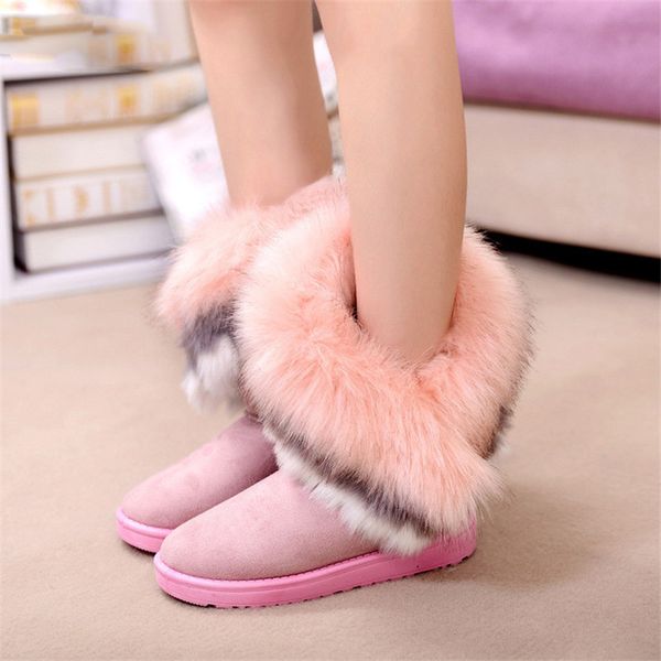 winter new large fox fur rabbit hair wonan snow boots female snow boots junior high school big boy girls warm cotton shoes, Black;grey
winter new large fox fur rabbit hair wonan snow boots female snow boots junior high school big boy girls warm cotton shoes, Black;grey