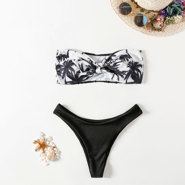 2019 women's printed chest knotting split 2019 swimsuit women's printed chest knotting swimsuit bikini split bikini, White;black
2019 women's printed chest knotting split 2019 swimsuit women's printed chest knotting swimsuit bikini split bikini, White;black
