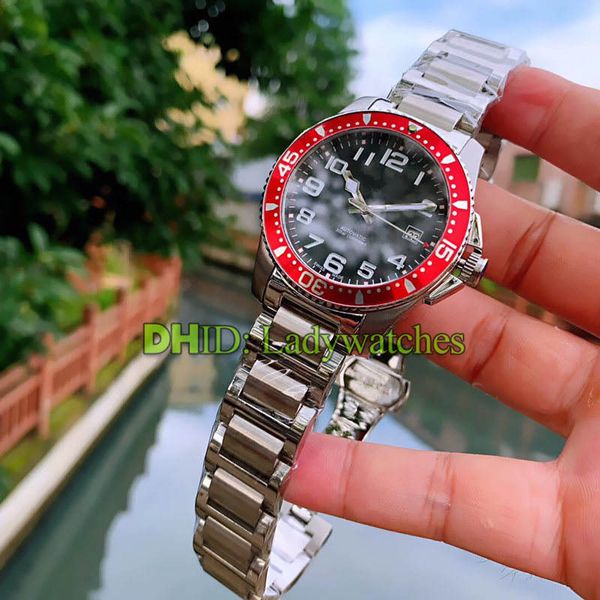 new fashion watch man red bezel mens designer watches automatic movement wristwatches 41mm 316l stainless steel bracelet montre de luxe, Slivery;brown
new fashion watch man red bezel mens designer watches automatic movement wristwatches 41mm 316l stainless steel bracelet montre de luxe, Slivery;brown