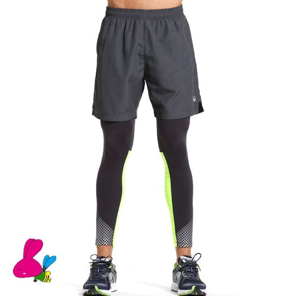 men compression sports pants running tights dry fit base layer fitness gym 2 in 1 wear bodybuilding skinny leggings, Black;blue
men compression sports pants running tights dry fit base layer fitness gym 2 in 1 wear bodybuilding skinny leggings, Black;blue