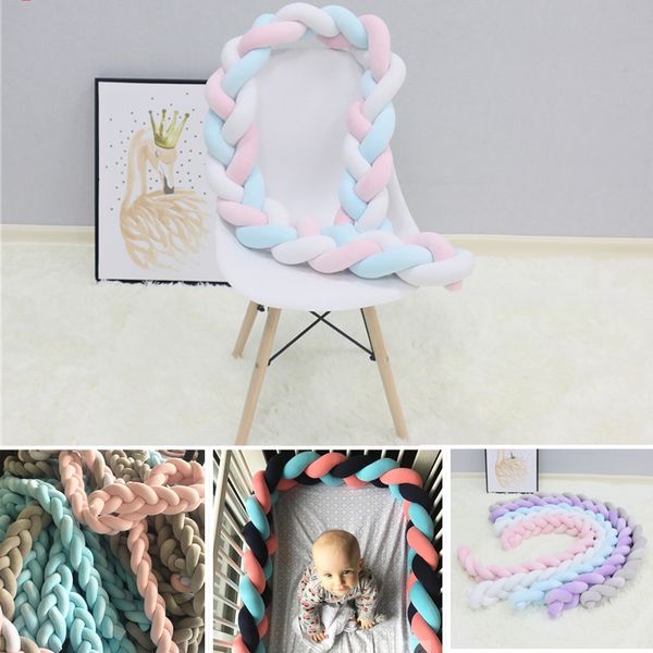 1pcs 2m/3m/4m newborn baby bed bumper crib bumper knot newborn bed long knotted braid pillow knot crib infant room decor
1pcs 2m/3m/4m newborn baby bed bumper crib bumper knot newborn bed long knotted braid pillow knot crib infant room decor