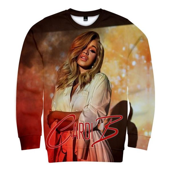 cardi b print pullover womens sweatshirts fashion round neck long sleeve singer ladies hoodies rapper female clothing, Black
cardi b print pullover womens sweatshirts fashion round neck long sleeve singer ladies hoodies rapper female clothing, Black